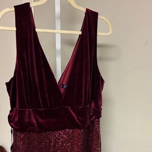 NWT Ever Pretty Burgundy Maxi Dress 26 plus